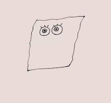 海绵宝宝简笔画步骤