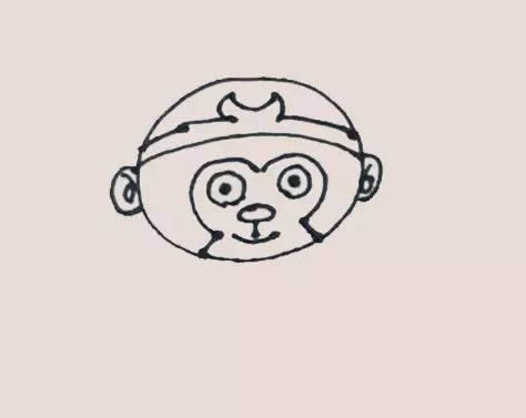 卡通人物孙悟空简笔画