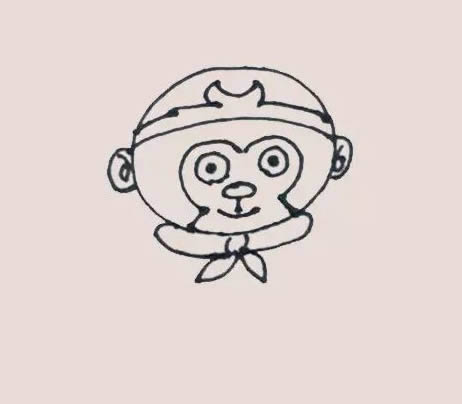 卡通人物孙悟空简笔画