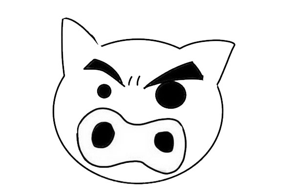 蜡笔小新左卫门简笔画