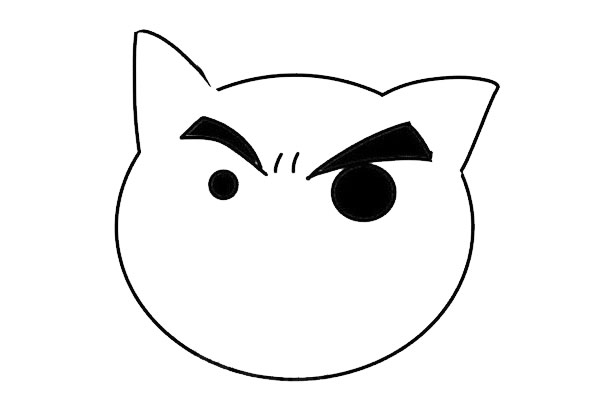 蜡笔小新左卫门简笔画