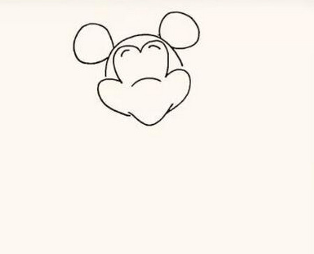 米老鼠简笔画的详细步骤