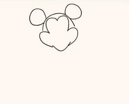 米老鼠简笔画的详细步骤