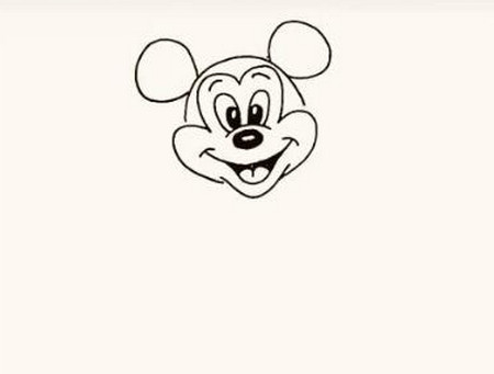 米老鼠简笔画的详细步骤