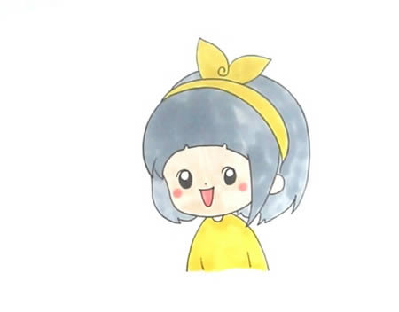 可爱的狄淇儿简笔画