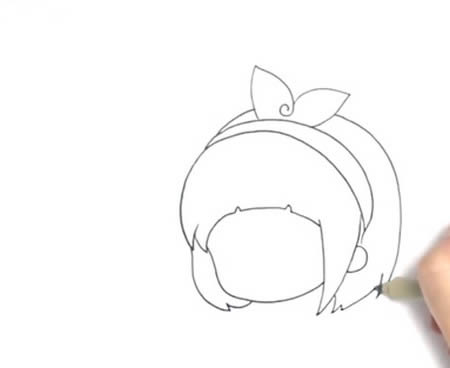 可爱的狄淇儿简笔画