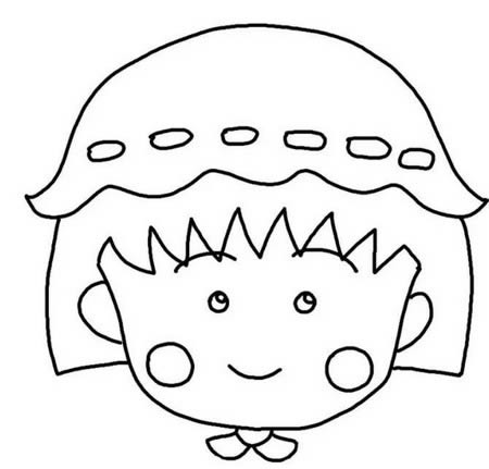 分享几幅樱桃小丸子的简笔画 分享几幅樱桃小丸子的简笔画