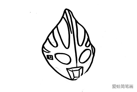 简单帅气的奥特曼简笔画 简单帅气的奥特曼简笔画