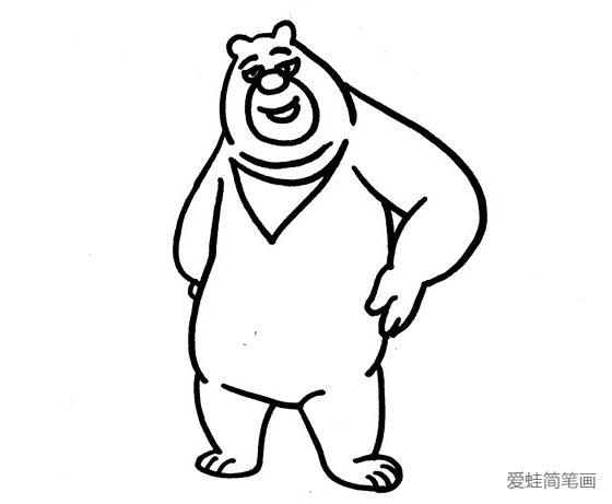 熊二怎么画最简单 熊二怎么画最简单