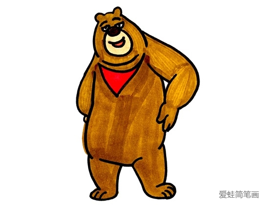 熊二怎么画最简单 熊二怎么画最简单