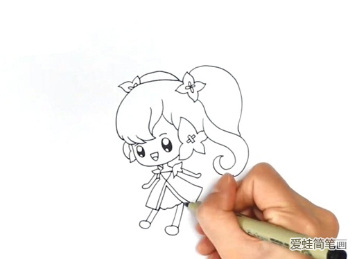 小花仙简笔画怎么画