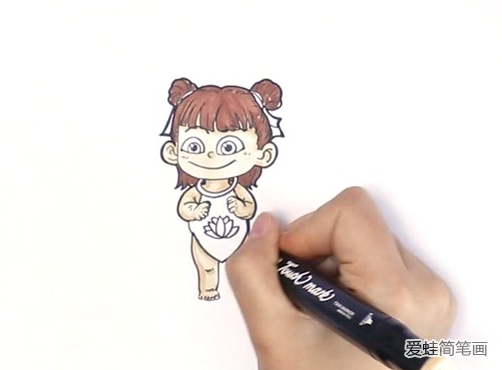 萌萌哒哪吒简笔画 萌萌哒哪吒简笔画