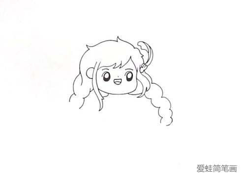 大乔怎么画 大乔简笔画步骤