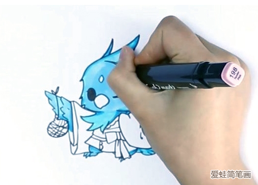 冰凤凰简笔画步骤