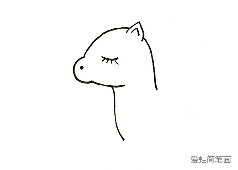 带翅膀的独角兽简笔画