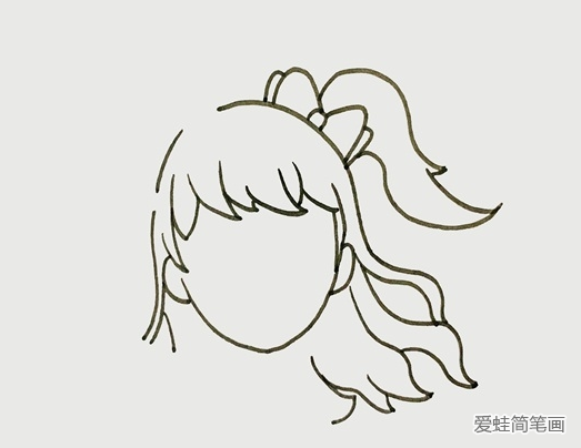 菲梦少女简笔画