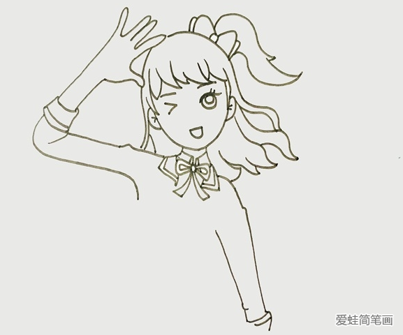 菲梦少女简笔画