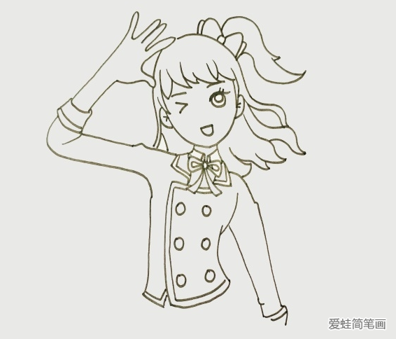 菲梦少女简笔画