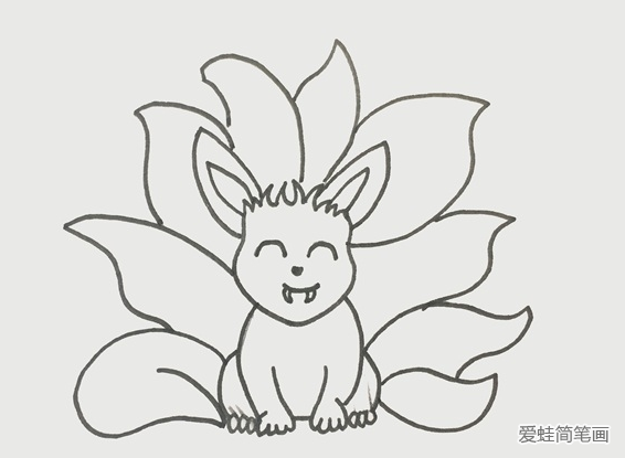 火影忍者九尾简笔画