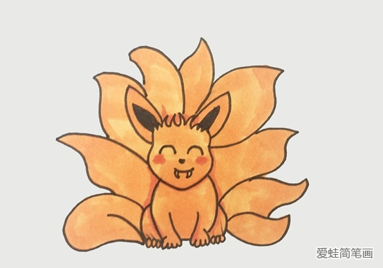 火影忍者九尾简笔画