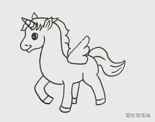 独角兽怎么画简单又好看