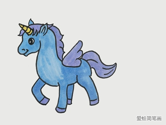 独角兽怎么画简单又好看