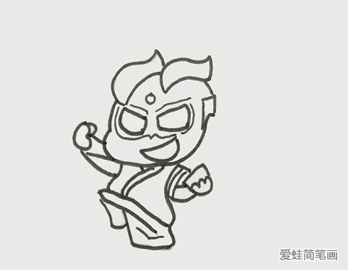 赛罗简笔画步骤 赛罗简笔画步骤