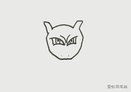 宝可梦超梦简笔画步骤 宝可梦超梦简笔画步骤