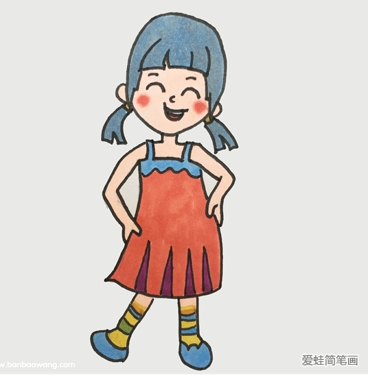 夏林果怎么画简单又漂亮