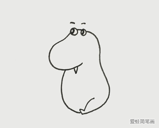 可爱的小怪兽简笔画