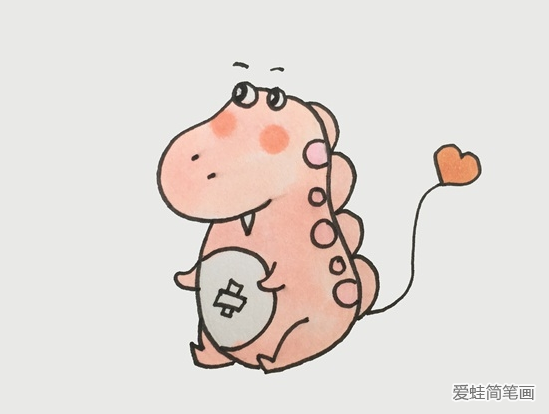 可爱的小怪兽简笔画