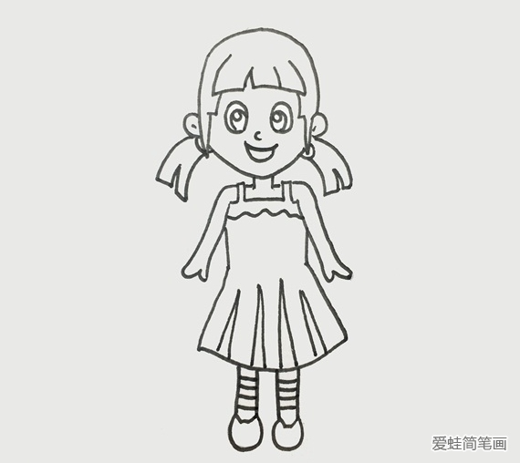 漂亮的夏林果简笔画 漂亮的夏林果简笔画