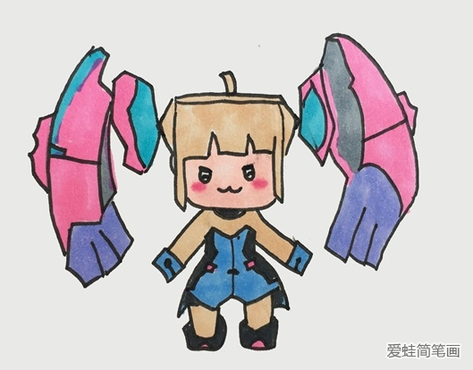 幻音简笔画步骤