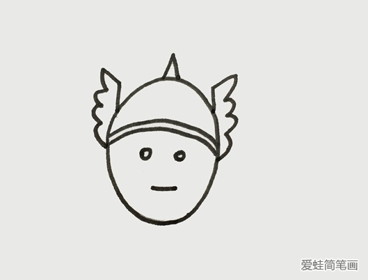 雷神简笔画步骤 雷神简笔画步骤