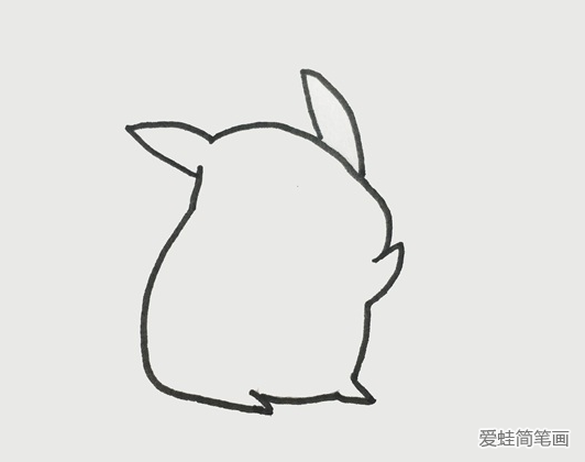 可爱的皮卡丘简笔画