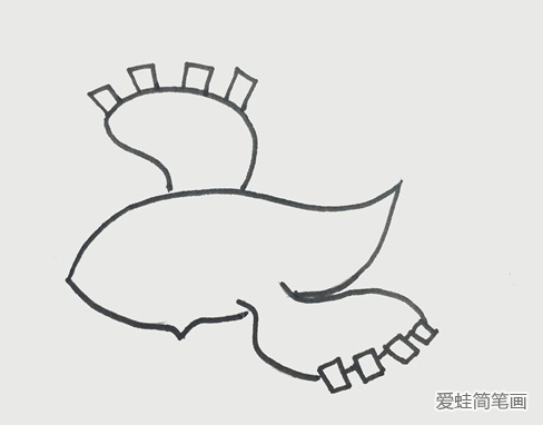 宝可梦盖欧卡简笔画步骤