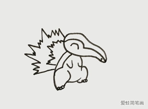 火球鼠怎么画 火球鼠简笔画步骤