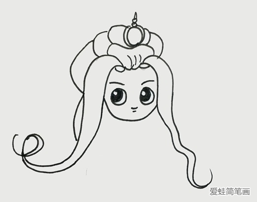 叶罗丽仙子茉莉简笔画