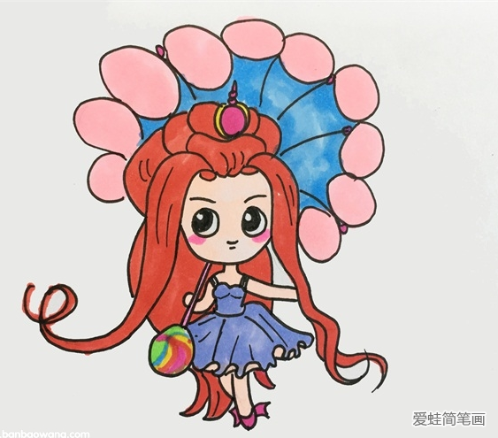 叶罗丽仙子茉莉简笔画