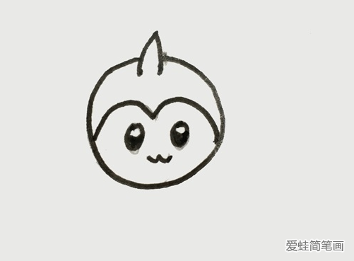 神奇宝贝简笔画步骤