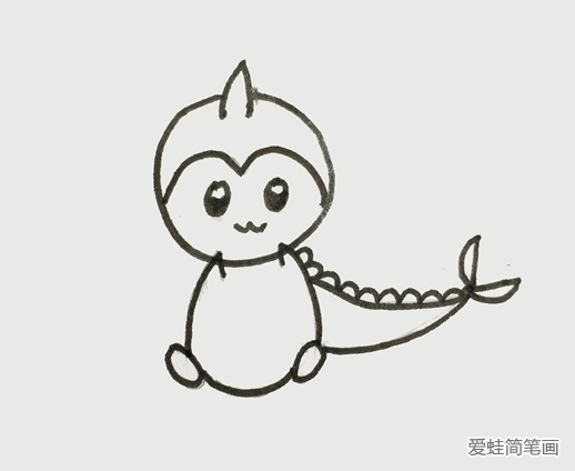 神奇宝贝简笔画步骤