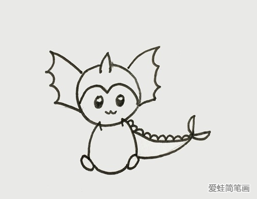 神奇宝贝简笔画步骤