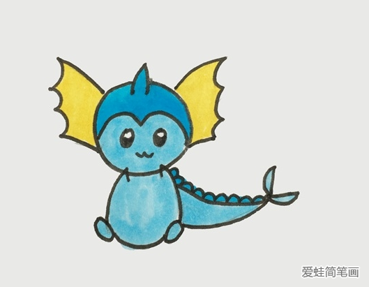 神奇宝贝简笔画步骤