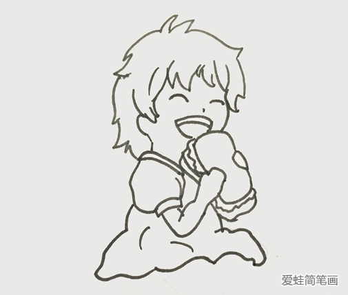 宗介和波妞简笔画步骤