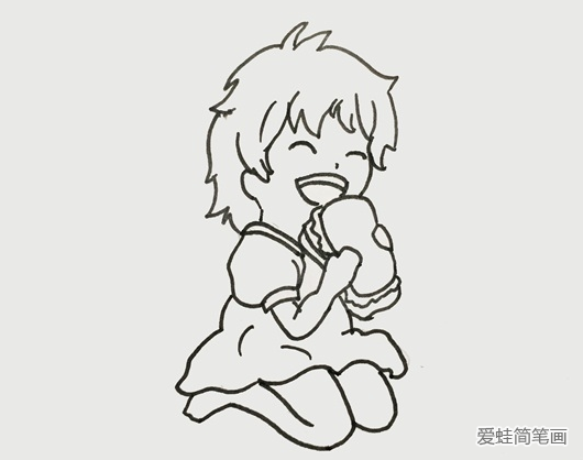 宗介和波妞简笔画步骤