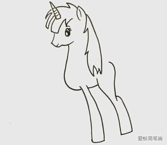 宇宙公主的马怎么画