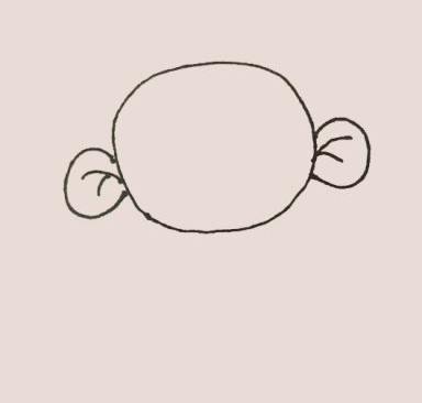 大耳朵图图简笔画步骤