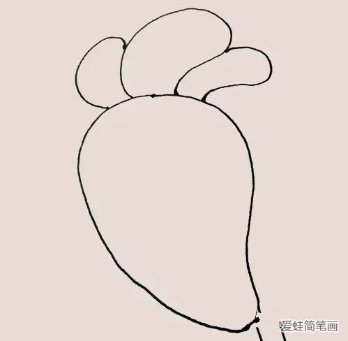 保卫萝卜简笔画步骤