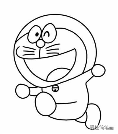 哆啦A梦简笔画 哆啦A梦简笔画