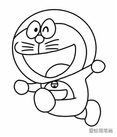 哆啦A梦简笔画 哆啦A梦简笔画